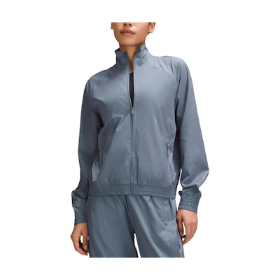 (Women) Lululemon Lightweight Relaxed Jacket - Tidal Teal/Power Purple LW3HLHS