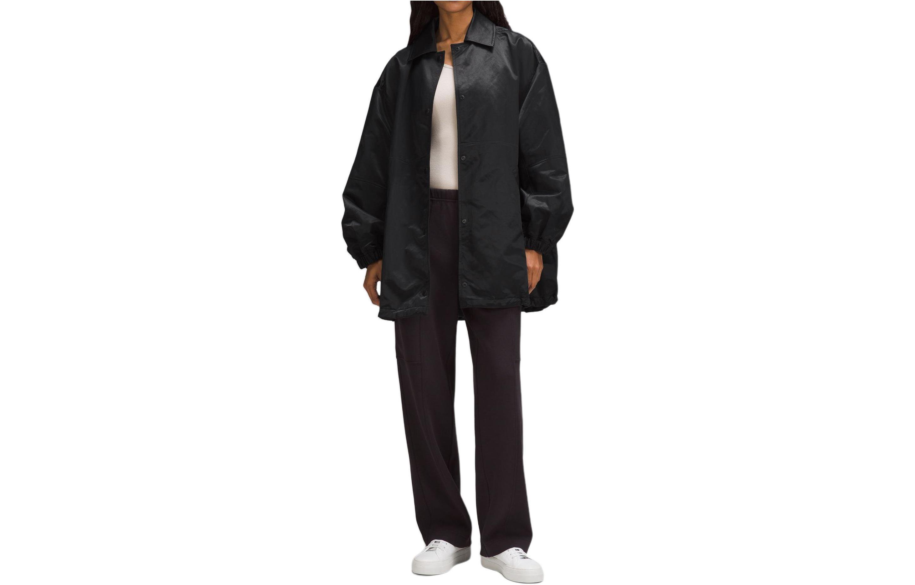 Order (W) Lululemon轻便纯色休闲长袖翻领外套 LW4CDZS