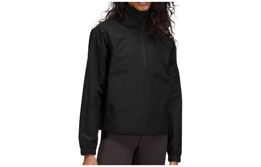 (Women) Lululemon Lightweight Solid Half-Zip Pullover Jacket LW4BT9S