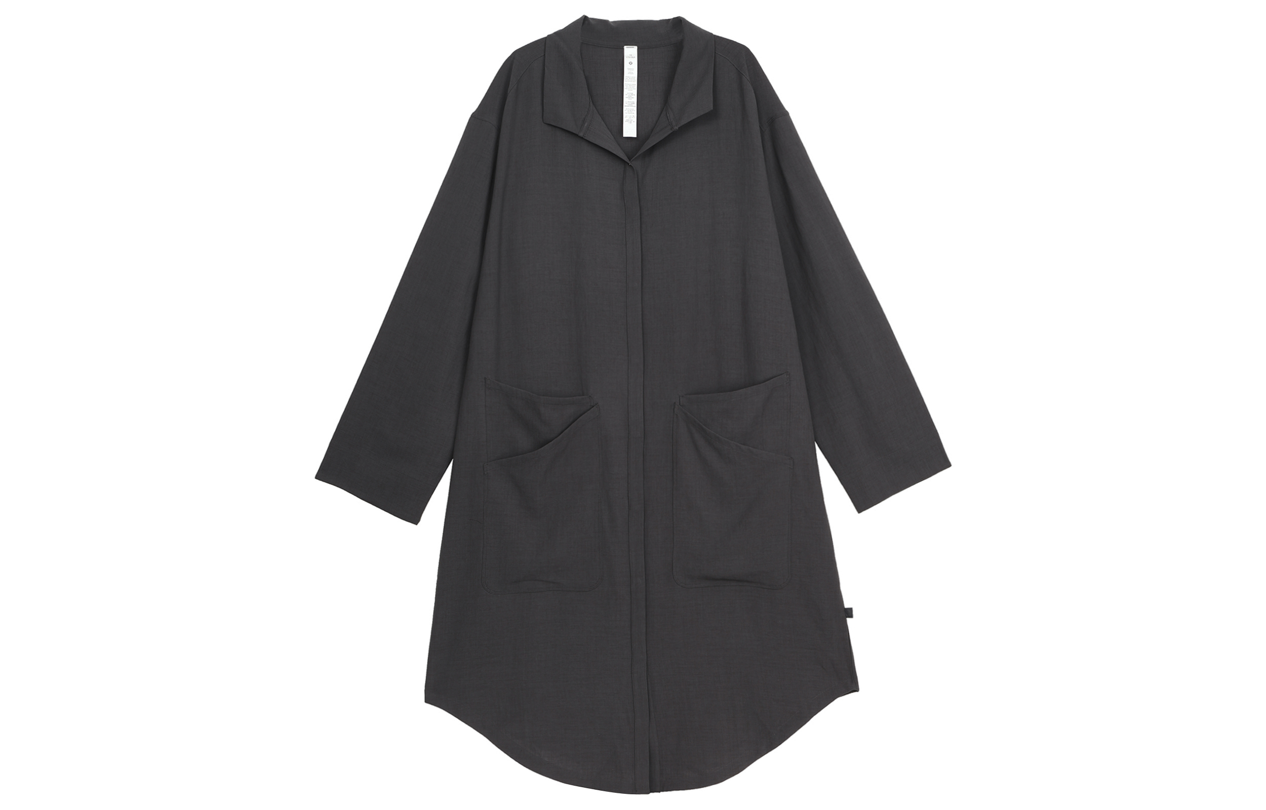 (Women) Lululemon Lightweight Solid Square Neck Long Sleeve Loose Shirt LW3GZXS