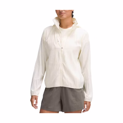 (Women) Lululemon Lightweight SS24 Packable Solid Hiking Jacket LW3HSYS