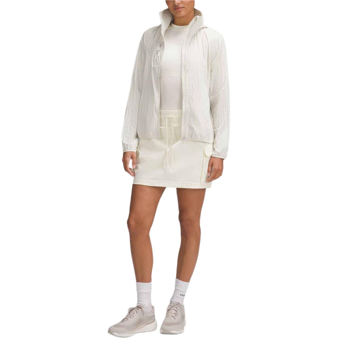 Sizing (W) Lululemon 轻便SS24可收纳纯色徒步夹克 LW3HSYS