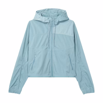 (Women) Lululemon Lightweight Waterproof Short Hooded Jacket for Women LW4BU2S
