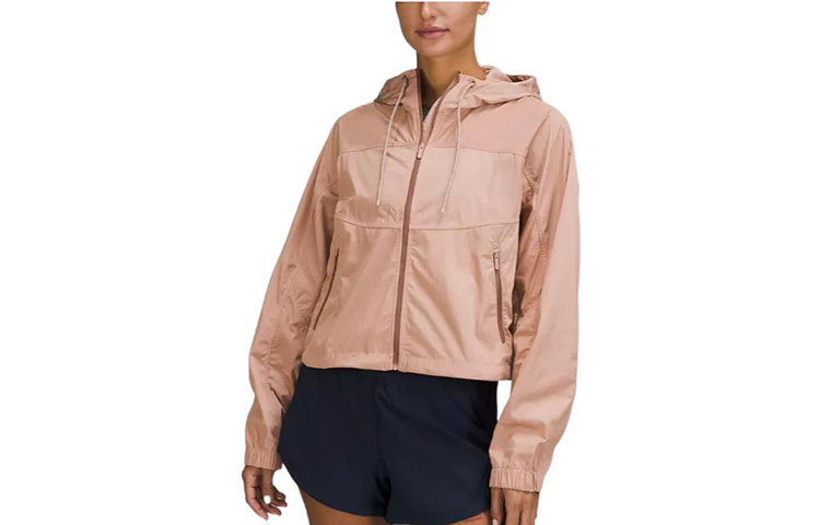 Shop (W) Lululemon 女士轻便防水连帽短款夹克 LW4BU2S