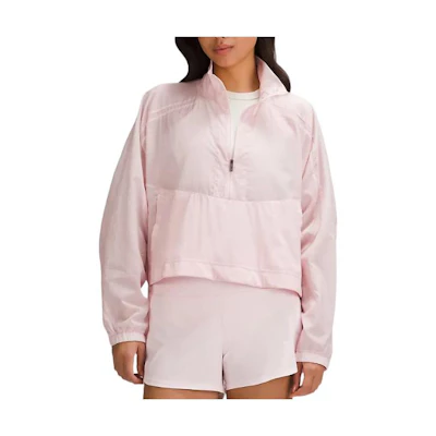 (Women) Lululemon Lightweight Woven Side-Snap Anorak Jacket Pullover LW3GQYS