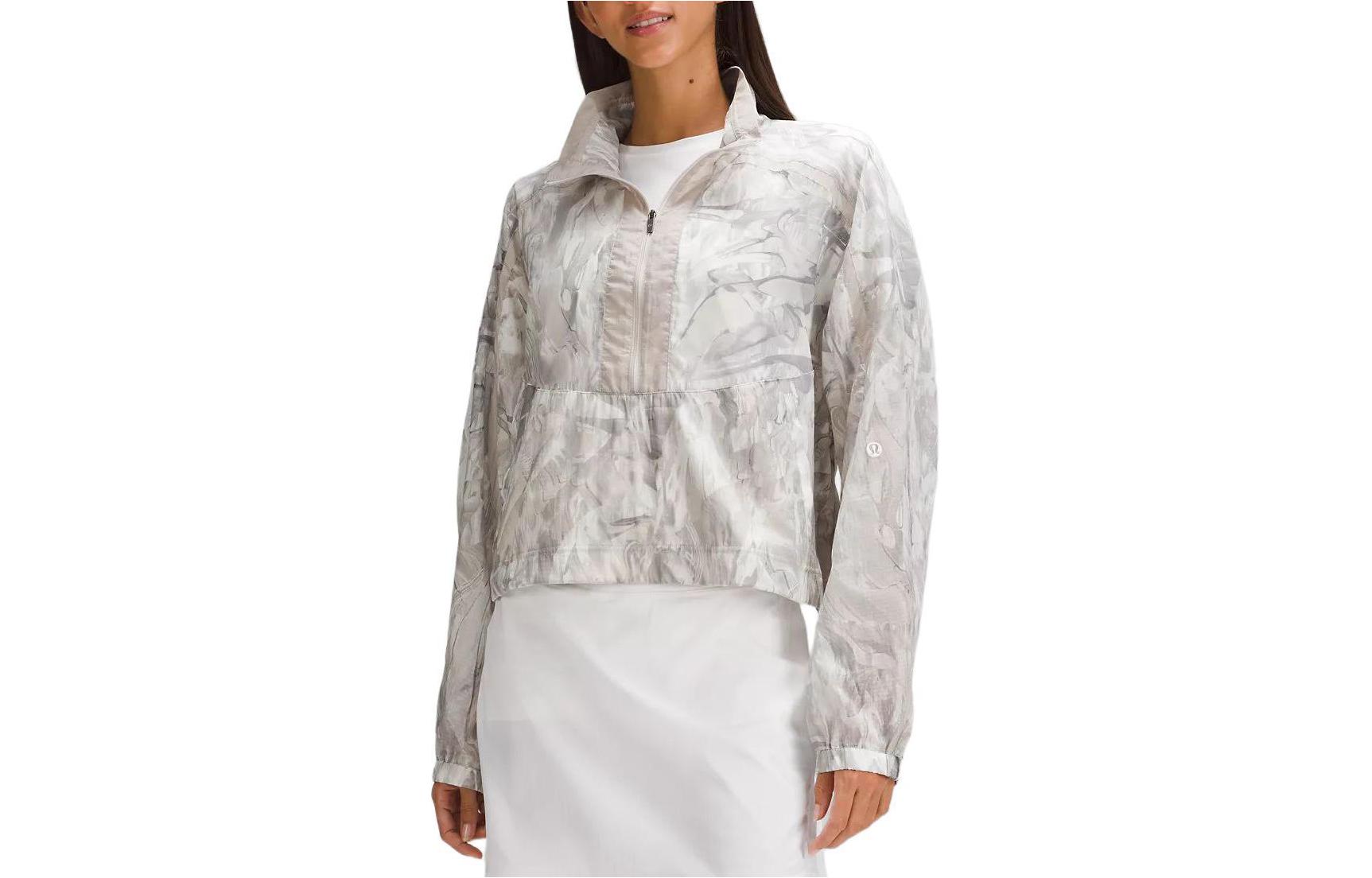 Order (W) Lululemon 輕便防潑水側扣風衣外套 鴿灰色 LW3GQZS