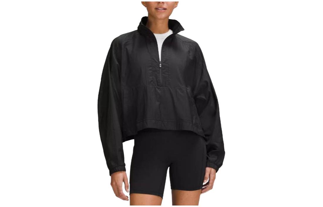 Cheap (W) Lululemon 輕量側扣防水連帽夾克 pullover LW3GQYS