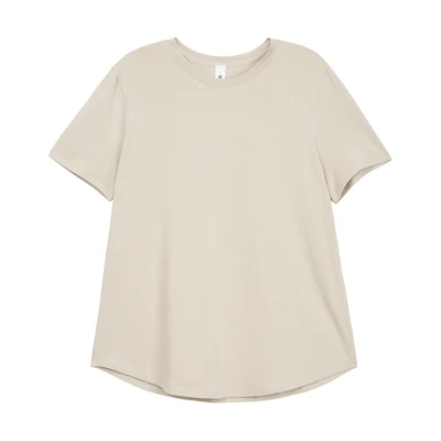 (Women) Lululemon Love Series Solid Color Crewneck Stretch Short Sleeve T-Shirt Women LW3EPFS