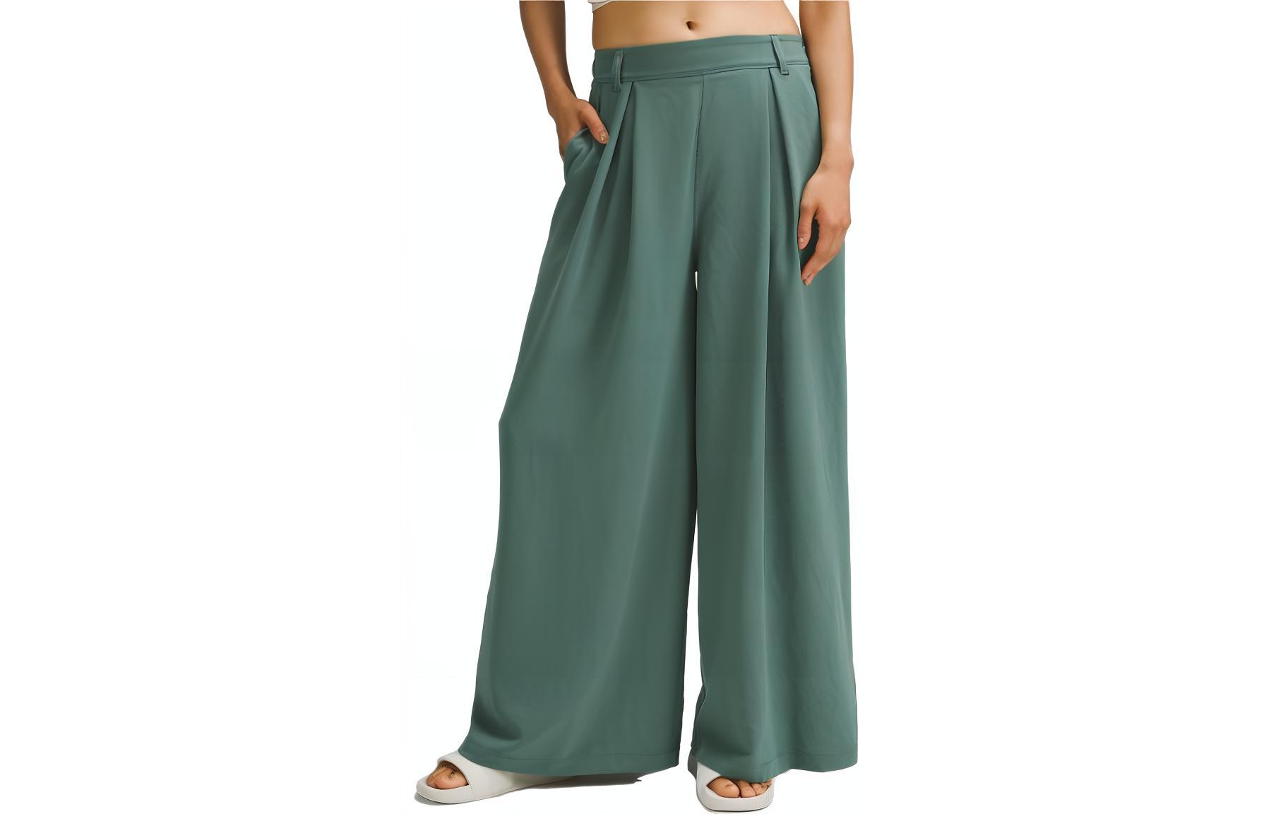 (Women) lululemon Lunar New Year Swift Pleated High-Waist Wide-Leg Pants Women LW5FVPA