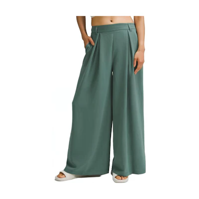 (Women) lululemon Lunar New Year Swift Pleated High-Waist Wide-Leg Pants Women LW5FVPA