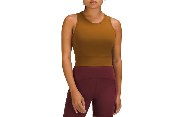 (Women) Lululemon Mesh-Back Short Sports Tank with Removable Pads LW1DPWS