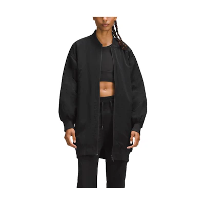 (Women) Lululemon Non-Stop Reversible Relaxed Fit Jacket Black LW4CCHS