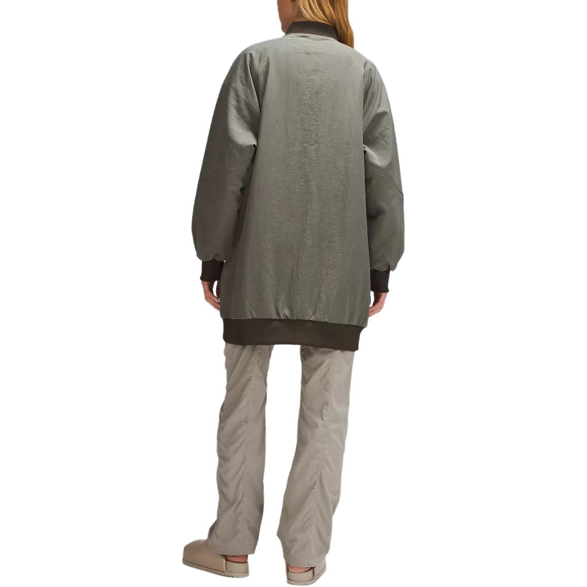 Cheap (W) Lululemon 黑色双面休闲宽松版夹克 LW4CCHS