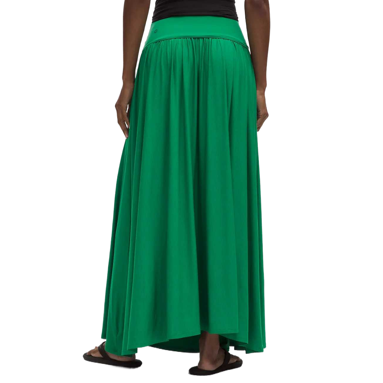 Cheap (W) Lululemon Gaun Maxi 2-in-1 Kain Nulu™ Slim Kasual Panjang Wanita LW1FFRS