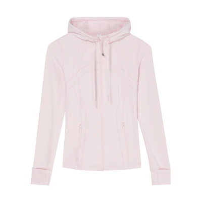 (Women) Lululemon Nulu™ Fabric Solid Zip Hoodie Jacket LW3HWBS