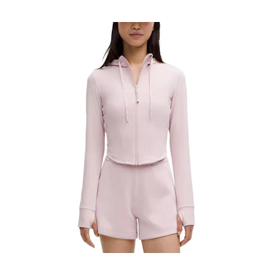 (Women) Lululemon Nulu™ SS25 Zip Hoodie Jacket Misty Pink PKHZ LW3ITTS
