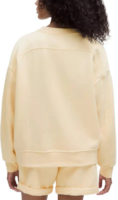 (W) Lululemon 寬鬆版輕薄透氣柔軟圓領長袖運動上衣 LW3IM0S 1