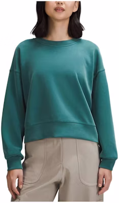 (W) Lululemon Perfectly Oversized Crew Softstreme Pullover Sweatshirt SS23 LW3GL9S 4