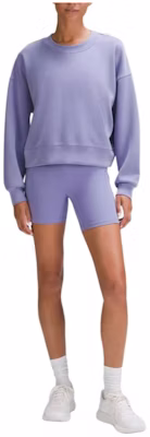 (W) Lululemon Perfectly Oversized Crew Softstreme Pullover Sweatshirt SS23 LW3GL9S 6