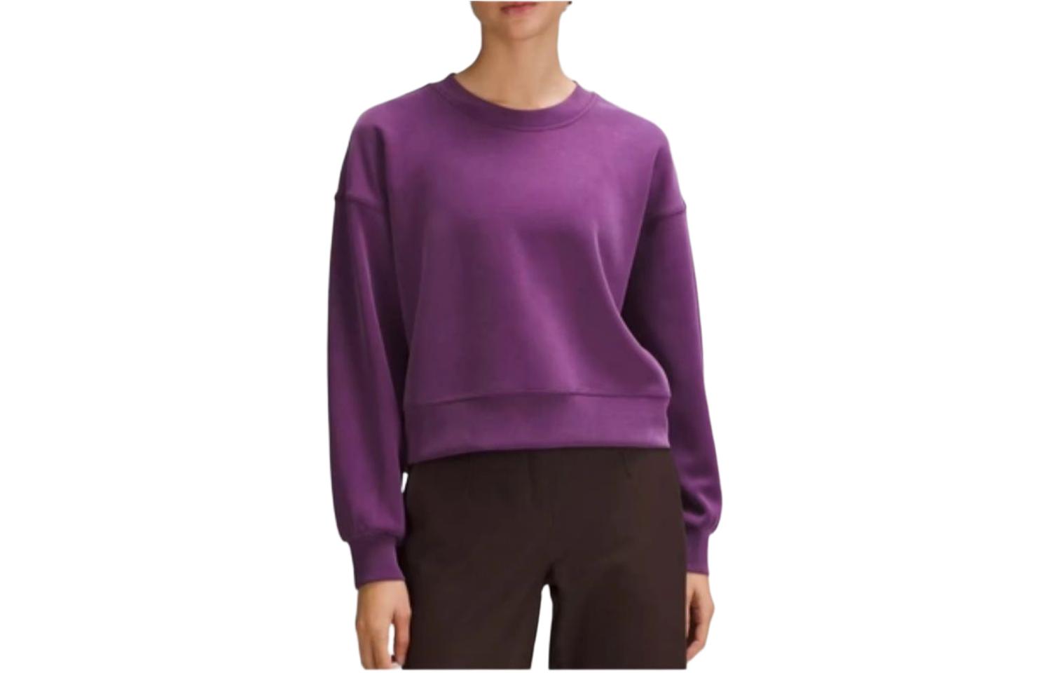 Order (W) Lululemon Perfectly Oversized Crew Softstreme Pullover Sweatshirt SS23 LW3GL9S