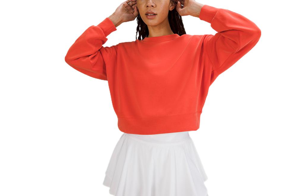 Lookbook (W) Lululemon Perfectly Oversized Crew Softstreme Pullover Sweatshirt SS23 LW3GL9S