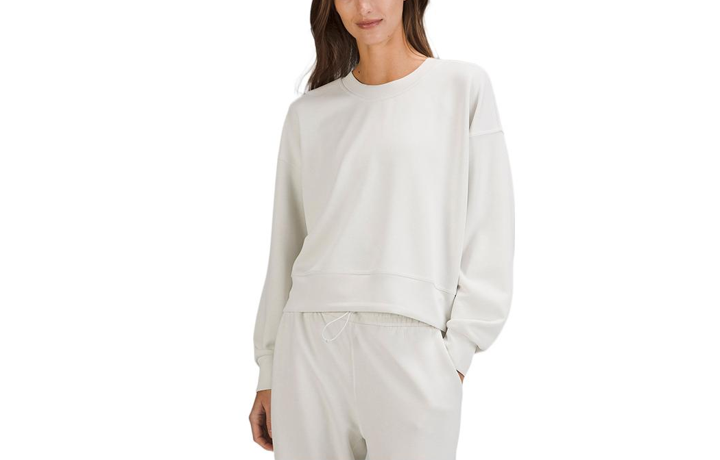 Purchase (W) Lululemon Perfectly Oversized Crew Softstreme Pullover Sweatshirt SS23 LW3GL9S