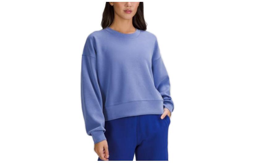 Sizing (W) Lululemon Perfectly Oversized Crew Softstreme Pullover Sweatshirt SS23 LW3GL9S