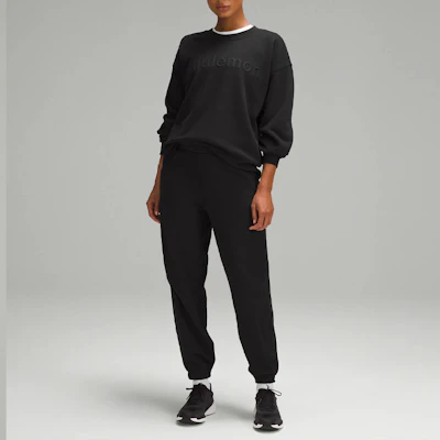 (W) Lululemon 完美寬鬆圓領衛衣 休閒字母印花 LW3HJHS Lookbook (W) Lululemon 完美寬鬆圓領衛衣 休閒字母印花 LW3HJHS