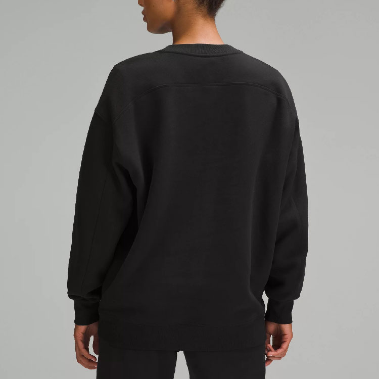 Shop (W) Lululemon 完美寬鬆圓領衛衣 休閒字母印花 LW3HJHS