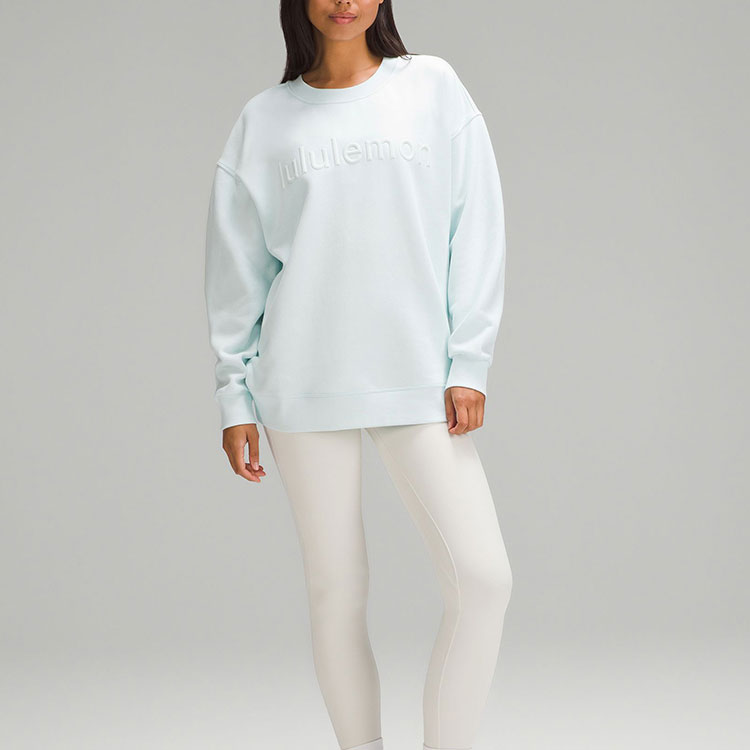 Details for (W) Lululemon 完美寬鬆圓領衛衣 休閒字母印花 LW3HJHS