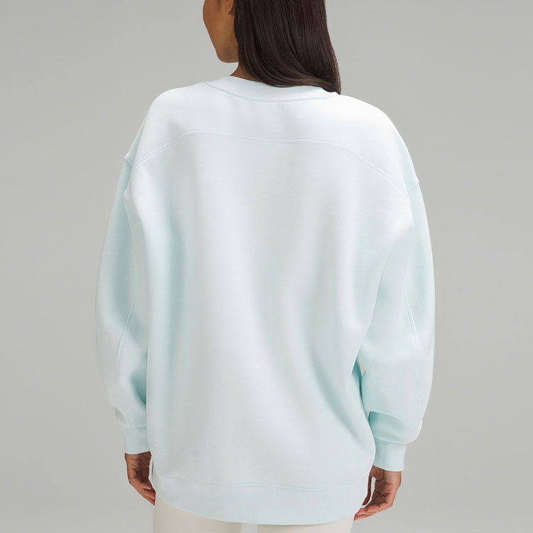 Cheap (W) Lululemon 完美寬鬆圓領衛衣 休閒字母印花 LW3HJHS