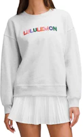 (Women) Lululemon Perfectly Oversized Fleece Crew Graphic Sweatshirt - Comfy & Stylish LW3IL7S (Women) Lululemon Perfectly Oversized Fleece Crew Graphic Sweatshirt - Comfy & Stylish LW3IL7S