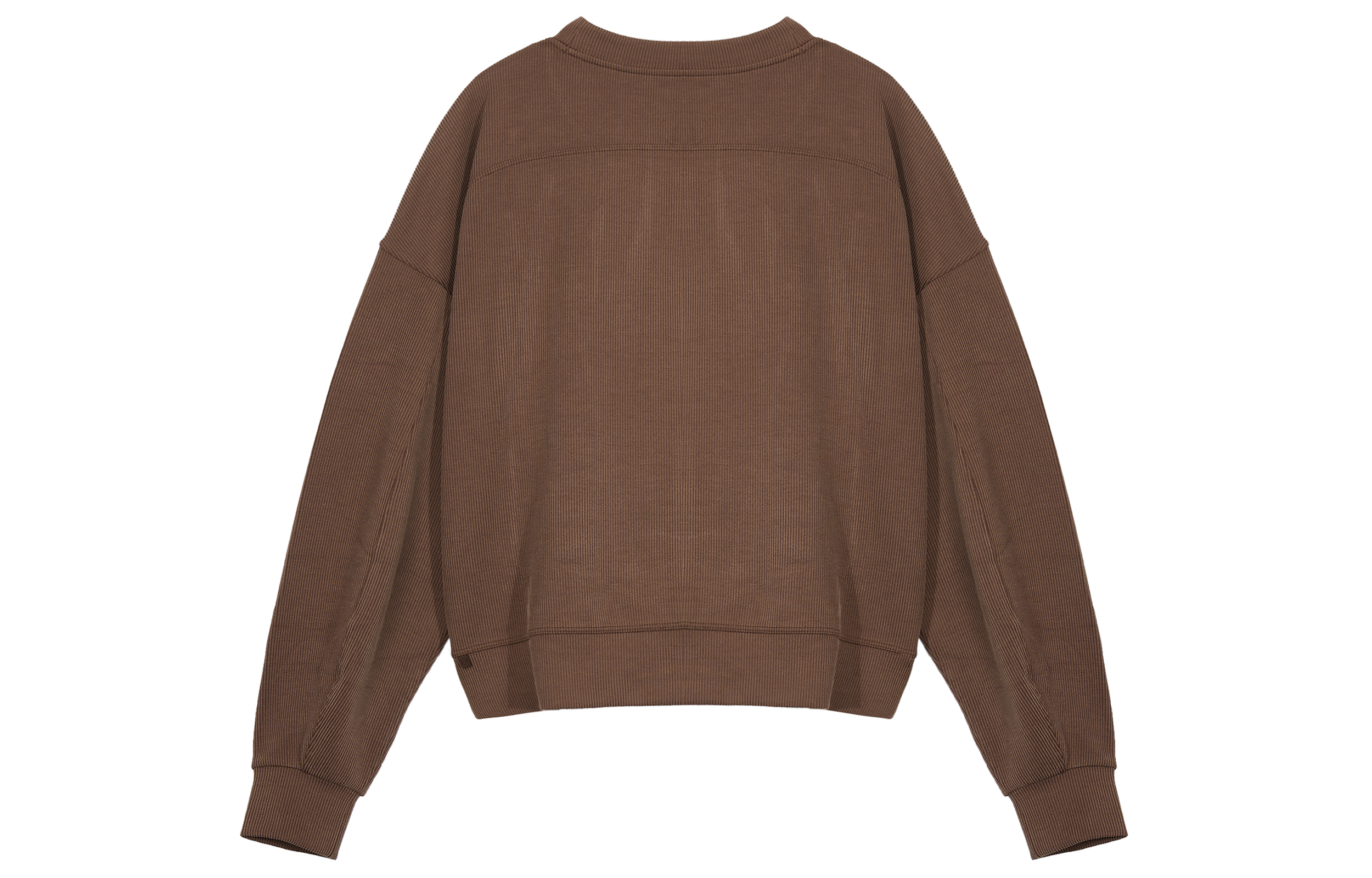 Lookbook (W) Lululemon 寬鬆羅紋圓領長袖衛衣 女款 LW3GLAS