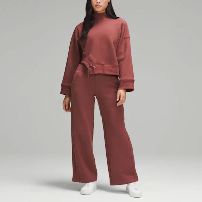 (W) ルルレモン プラッシュフリース カーブヘム アシンメトリー 長袖スウェット LW3HOIS Lookbook (W) ルルレモン プラッシュフリース カーブヘム アシンメトリー 長袖スウェット LW3HOIS