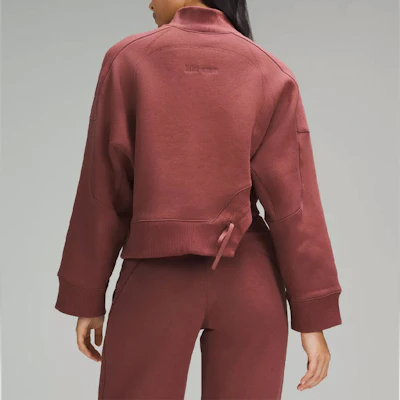 (W) ルルレモン プラッシュフリース カーブヘム アシンメトリー 長袖スウェット LW3HOIS Shop (W) ルルレモン プラッシュフリース カーブヘム アシンメトリー 長袖スウェット LW3HOIS