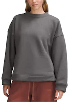 (Women) Lululemon Plush Fleece Oversized Pullover Soft Long-Sleeve Sweatshirt LW3IE6S (Women) Lululemon Plush Fleece Oversized Pullover Soft Long-Sleeve Sweatshirt LW3IE6S