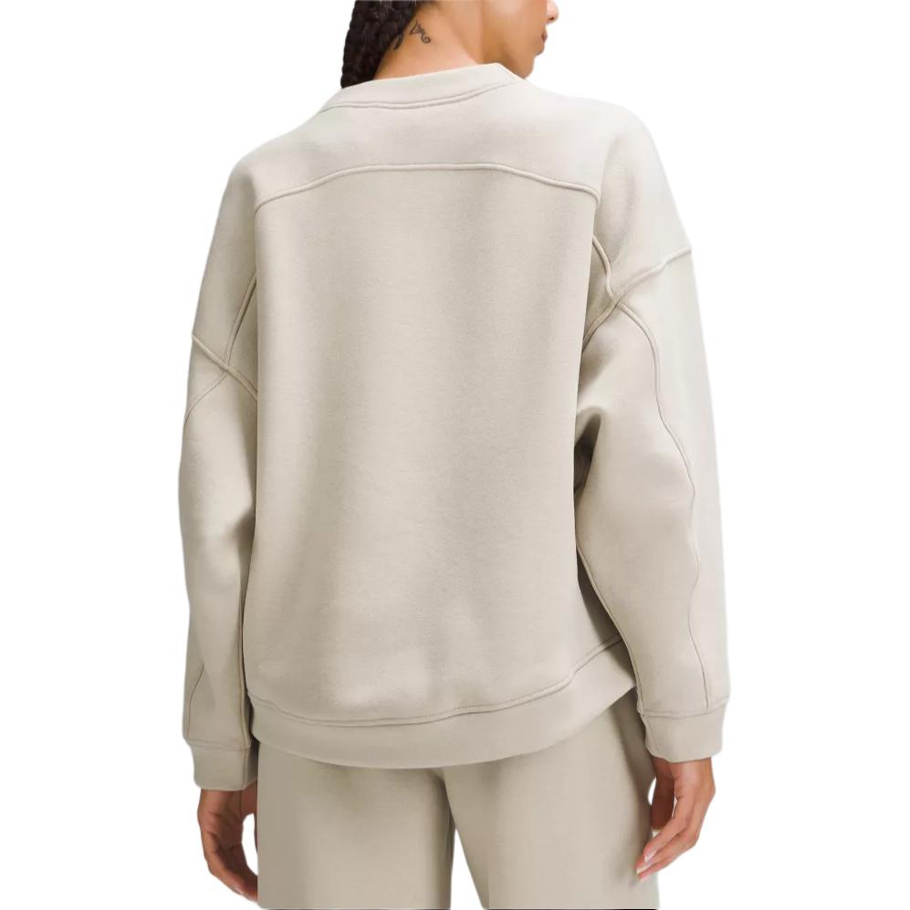 Sizing (W) Lululemon 加绒宽松款长袖毛绒套头衫 LW3IE6S