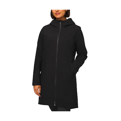 (Women) lululemon Rain Rebel Solid Waterproof Long Hooded Jacket LW4BDFS