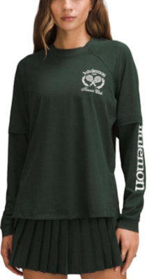 (Women) Lululemon Relaxed-Fit Layered Logo Long Sleeve Tee SS24 LW3HT9S Buy (Women) Lululemon Relaxed-Fit Layered Logo Long Sleeve Tee SS24 LW3HT9S