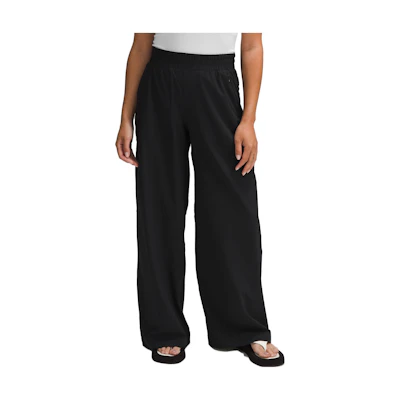 (Women) Lululemon Relaxed Quick-Dry Stretch Wide-Leg Casual Pants LW5FTHA