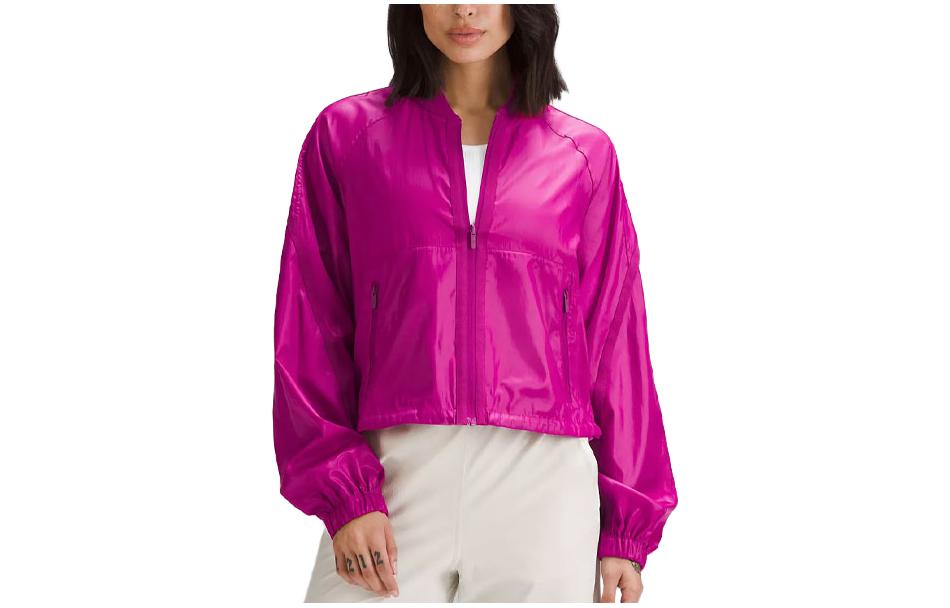 (Women) Lululemon Reversible Drape-Sleeve Zip Jacket LW4BZBS