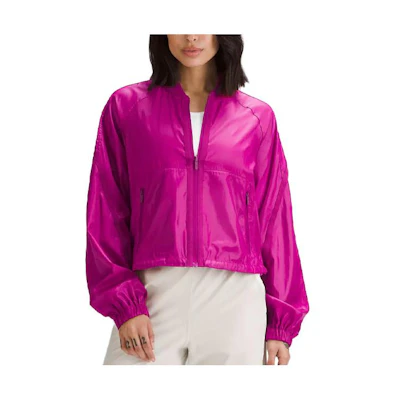 (Women) Lululemon Reversible Drape-Sleeve Zip Jacket LW4BZBS