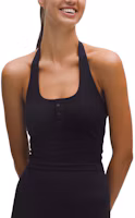 (Women) Lululemon Ribbed Nulu Halter Neck Cropped Sports Tank Top - . LW1FX3S (Women) Lululemon Ribbed Nulu Halter Neck Cropped Sports Tank Top - . LW1FX3S