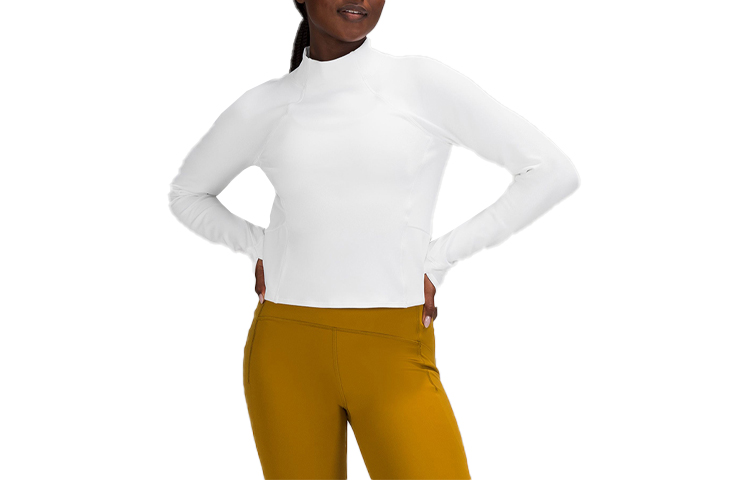 Purchase (W) Lululemon Rulu™面料纯色半高领修身长袖毛衣 LW3FA8S