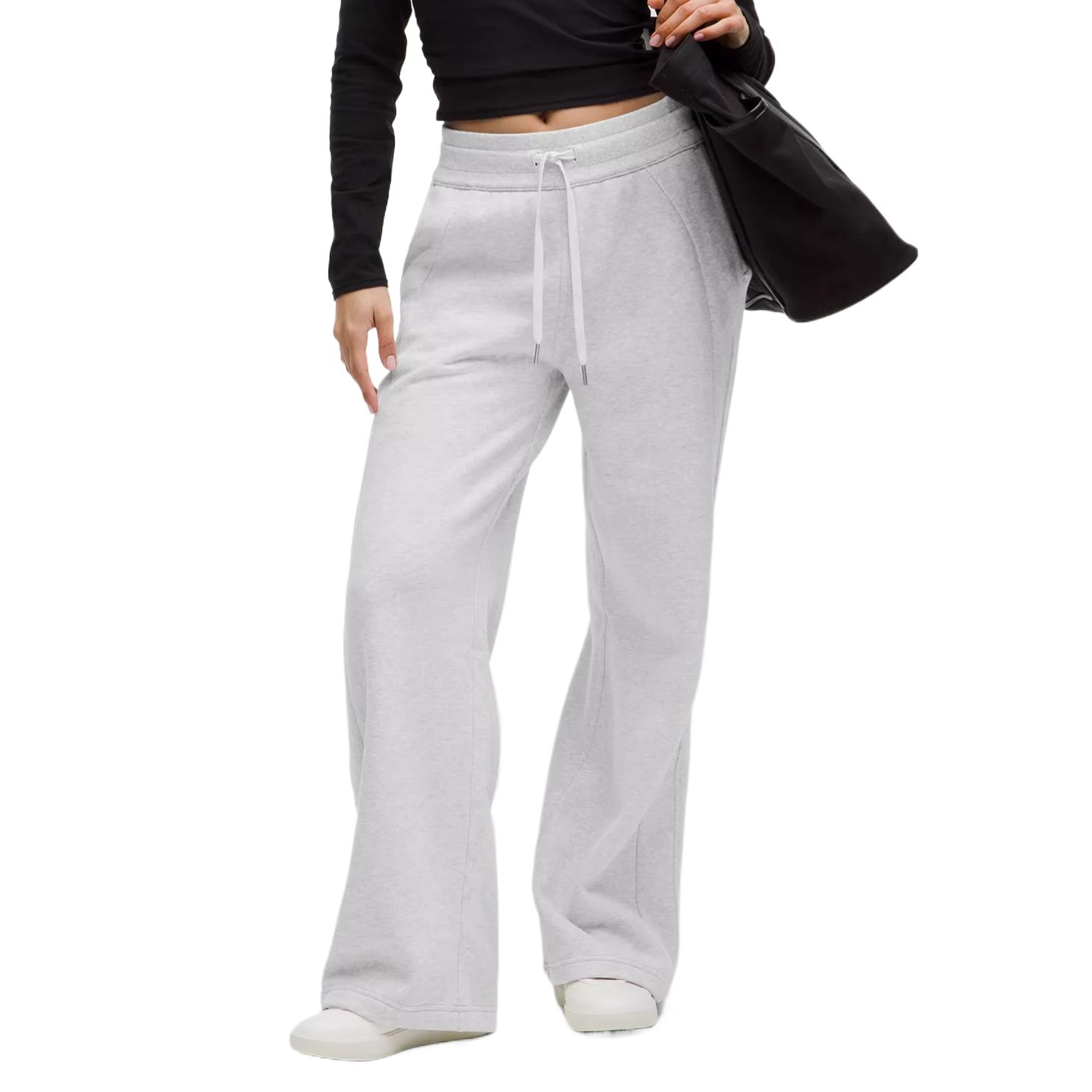 Details for (W) Lululemon Scuba Jogger Nyaman Ringan & Bernapas - Heathered Light Grey LW5GX9A