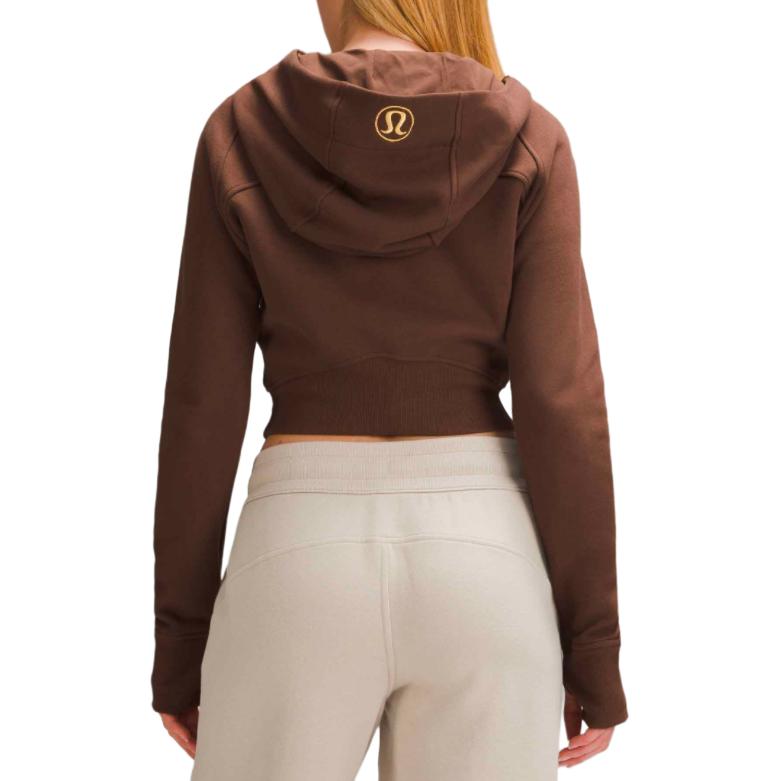 Sizing (W) Lululemon Scuba连帽短款拉链运动休闲外套夹克女款户外穿搭。 LW3GEOS