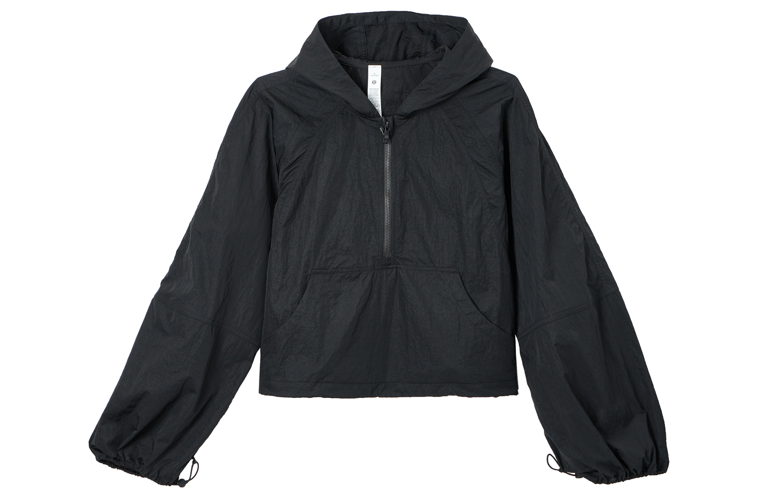 (Women) Lululemon Scuba Cropped Anorak Waterproof Hooded Jacket LW4BQFS