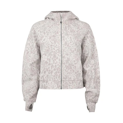 (Women) Lululemon Scuba Full-Zip Camo Print Hoodie Jacket LW3GBSS
