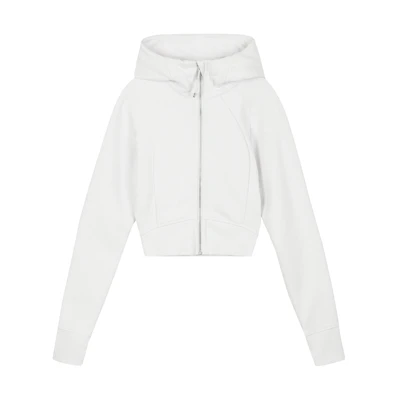 (Women) Lululemon Scuba Full-Zip Solid Hoodie for Warmth and Breathability LW3GE0S
