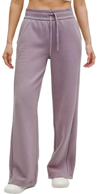 (Women) Lululemon Scuba FW24 Solid Color Mid-Rise Loose Fit Wide-Leg Pants. LW5GWMA 3